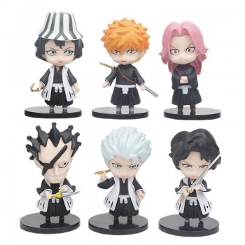 Bleach anime figures set(6pcs a set)(OPP bag)