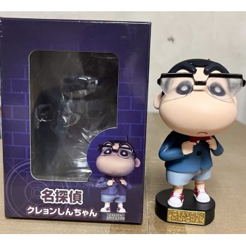 Crayon Shin-chan cos Detective conan anime figure