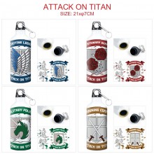 Attack on Titan anime aluminum alloy sports bottle...