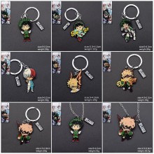 My Hero Academia anime key chain