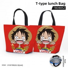 One Piece anime t-type lunch bag