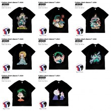 My Hero Academia anime cotton short sleeve t-shirt t shirts