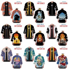 One Piece anime short kimono cloak mantle