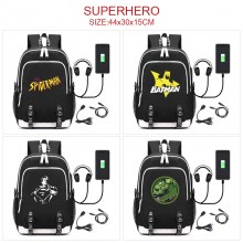 Super Hero Iron Siper Super Man USB charging lapto...