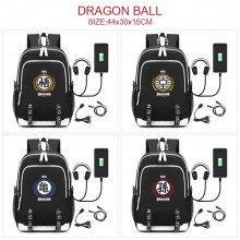 Dragon Ball anime USB charging laptop backpack school bag