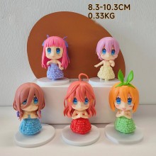 The Quintessential Quintuplets anime figures set(5pcs a set)(OPP bag)