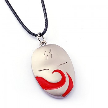 Naruto Kakashi mask anime key chain/necklace