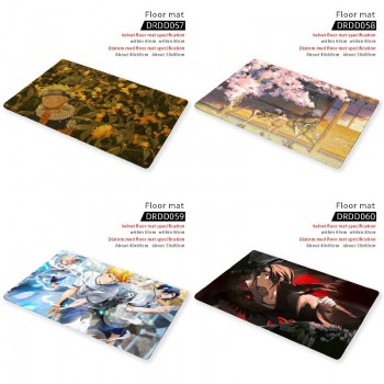 Naruto anime customize short velvet floor mat