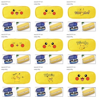 Pokemon Pikachu anime pen case pencil bag