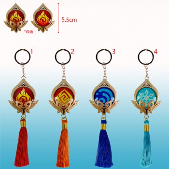 Genshin Impact Sumeru Vision game two-sided luminous key chain