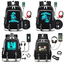 My Hero Academia anime backpack bag