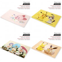 Pokemon anime short velvet floor mat ground mat 40*60/50*80CM