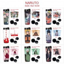 Naruto anime plastic insulated mug cup