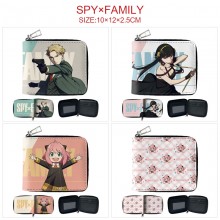 SPY FAMILY anime zipper wallet purse