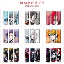 Kuroshitsuji Black Butler anime coffee water bottle cup with straw stainless steel