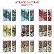 Attack on Titan anime coffee water bottle cup with...