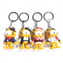 Garfield anime figure doll key chains