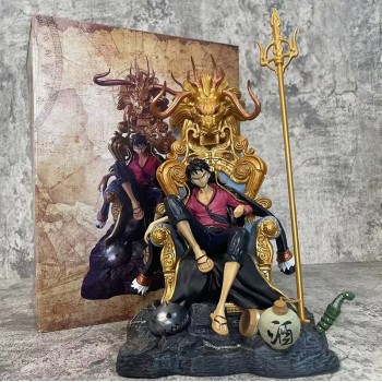 One Piece throne Luffy anime figure