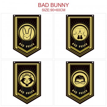 Bad Bunny anime flags 90*60CM