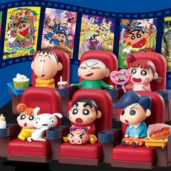 Crayon Shin-chan anime figures set(6pcs a set)