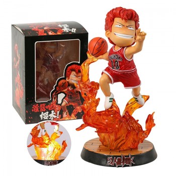 Q Slam Dunk Hanamichi Sakuragi anime figure(can lighting)