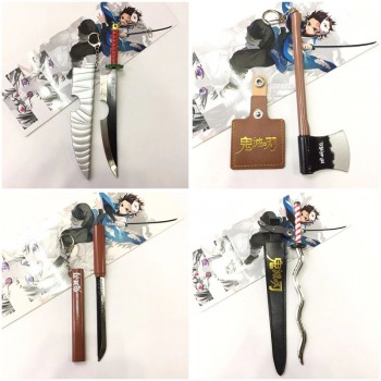 Demon Slayer anime mini sword knife key chain 25CM