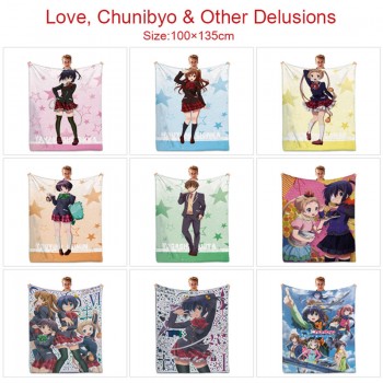 Chuunibyou Demo Koi ga shitai flano summer quilt blanket