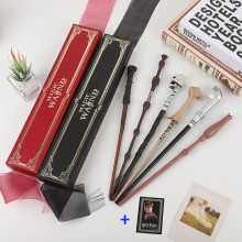 Harry Potter cos resin magic wand + card set