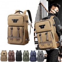 The man canvas big backpack bag