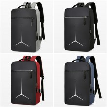 Fashion USB charging laptop backpack school bag