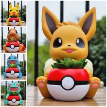 Pokemon Charmander Pikachu Squirtle Eevee flowerpo...