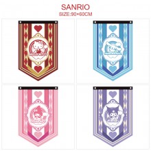 Sanrio Melody kitty Cinnamoroll Kuromi anime flags...