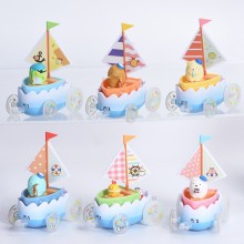 Sumikko Gurashi yacht anime figure doll set(6pcs a...