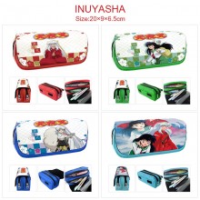 Inuyasha anime zipper pen case pencil bag