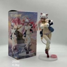 Super Sonico sonic White cat anime figure