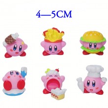 Kirby anime figures set(6pcs a set)(OPP bag)