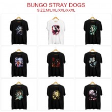 Bungo Stray Dogs anime short sleeve cotton t-shirt t shirts