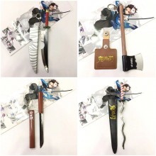 Demon Slayer anime mini sword knife key chain 25CM