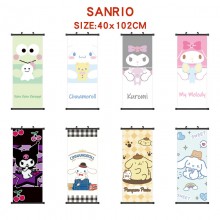 Melody kitty Cinnamoroll Kuromi anime wall scroll ...