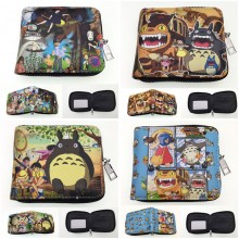 Totoro anime zipper wallet purse