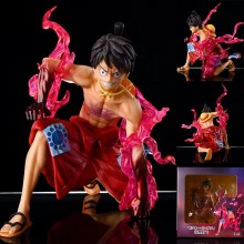 One Piece Luffy flowing cherry anime figure