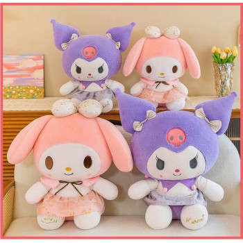 Melody Kuromi anime plush doll 40CM/50CM