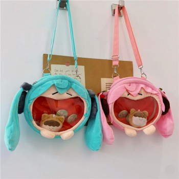 Hatsune Miku anime plush satchel shoulder bag