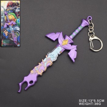 The Legend of Zelda game mini sword key chain