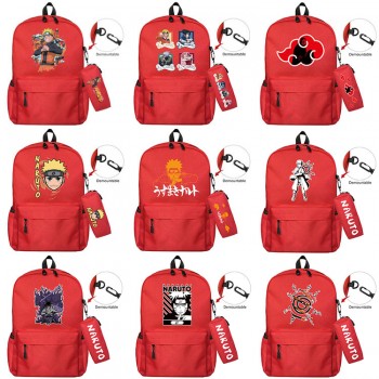 Naruto anime backpack bag + pen bag