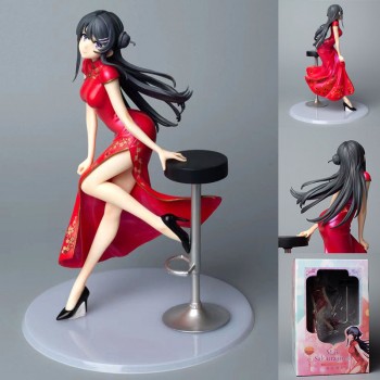 Cheongsam Sakurajima Mai anime figure