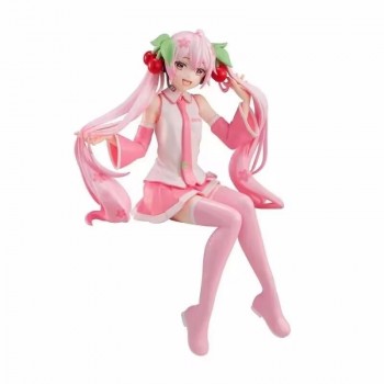 Sakura Hatsune Miku noodle stopper anime figure