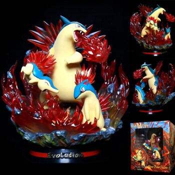 Pokemon Typhlosion anime figure(can lighting)