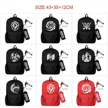 Honkai Star Rail game backpack bag + pen bag