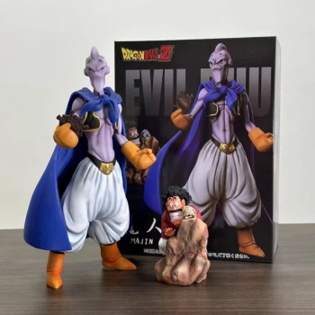 Dragon Ball Evil Majin Buu with Hercule Mister Satan anime figures set